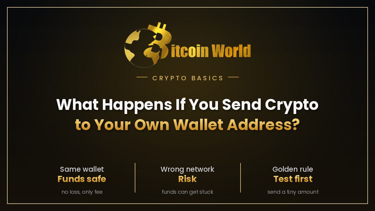 What Happens If You Send Crypto to Your Own Wallet Address?