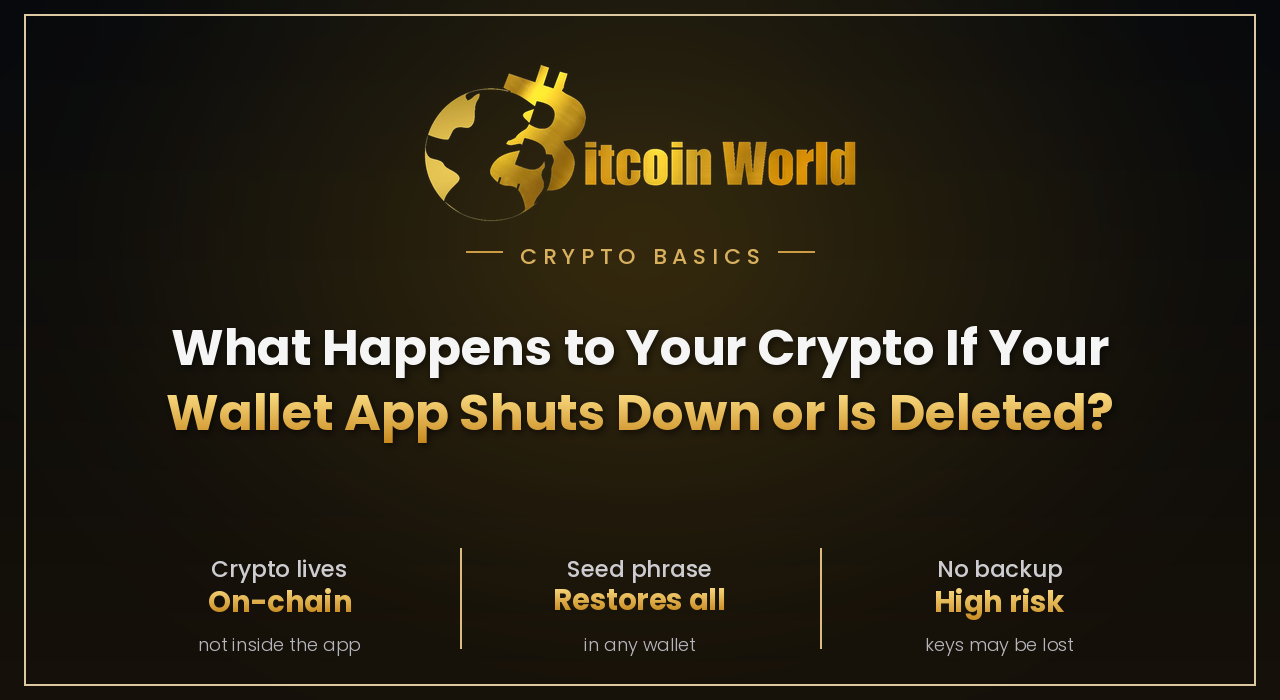What Happens to Your Crypto If Your Wallet App Shuts Down or Gets Deleted?