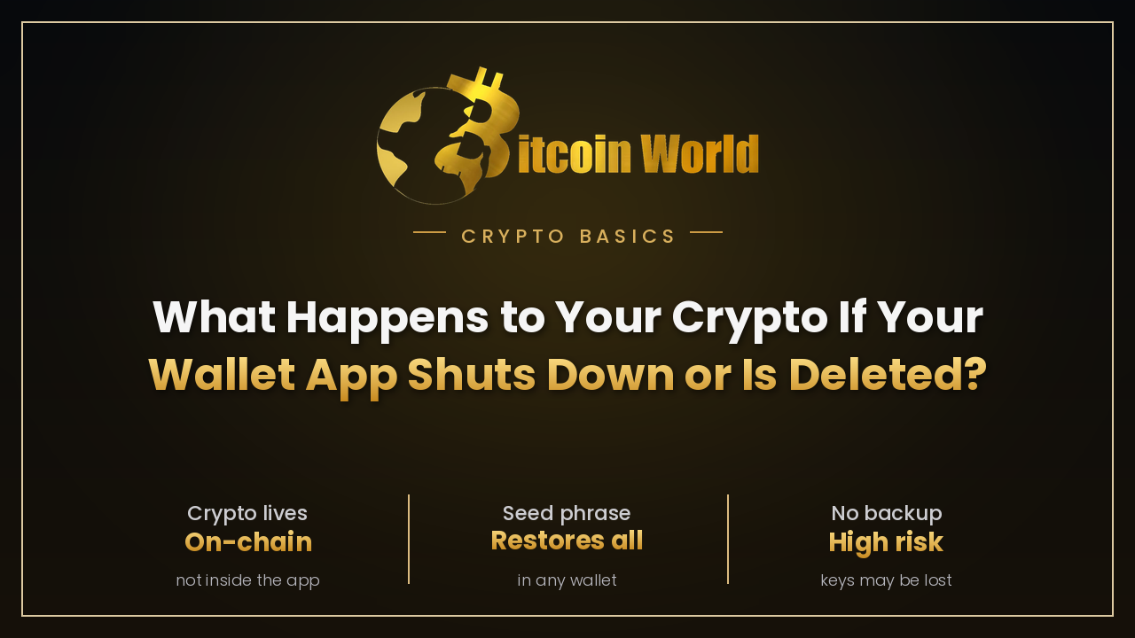 What Happens to Your Crypto If Your Wallet App Shuts Down or Gets Deleted?