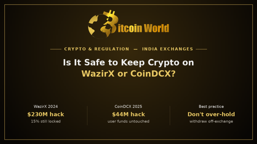 Is It Safe to Keep Crypto on Indian Exchanges Like WazirX or CoinDCX?
