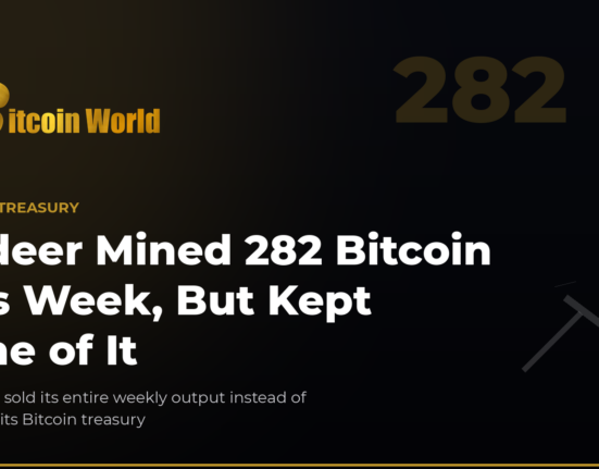 Bitdeer Mined 282 Bitcoin This Week, But Kept None of It