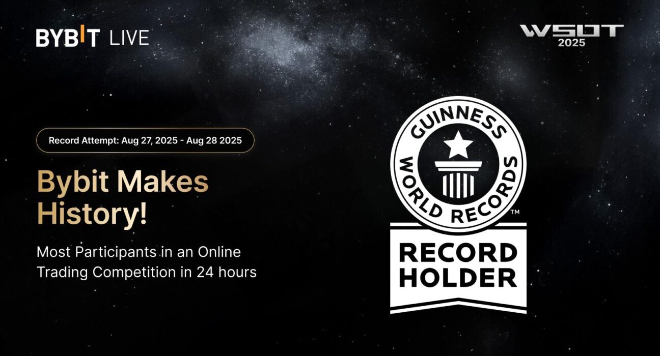 Bybit’s WSOT Achieves New GUINNESS WORLD RECORDS™ Title With Highest Number of Online Trading Participants in a Day