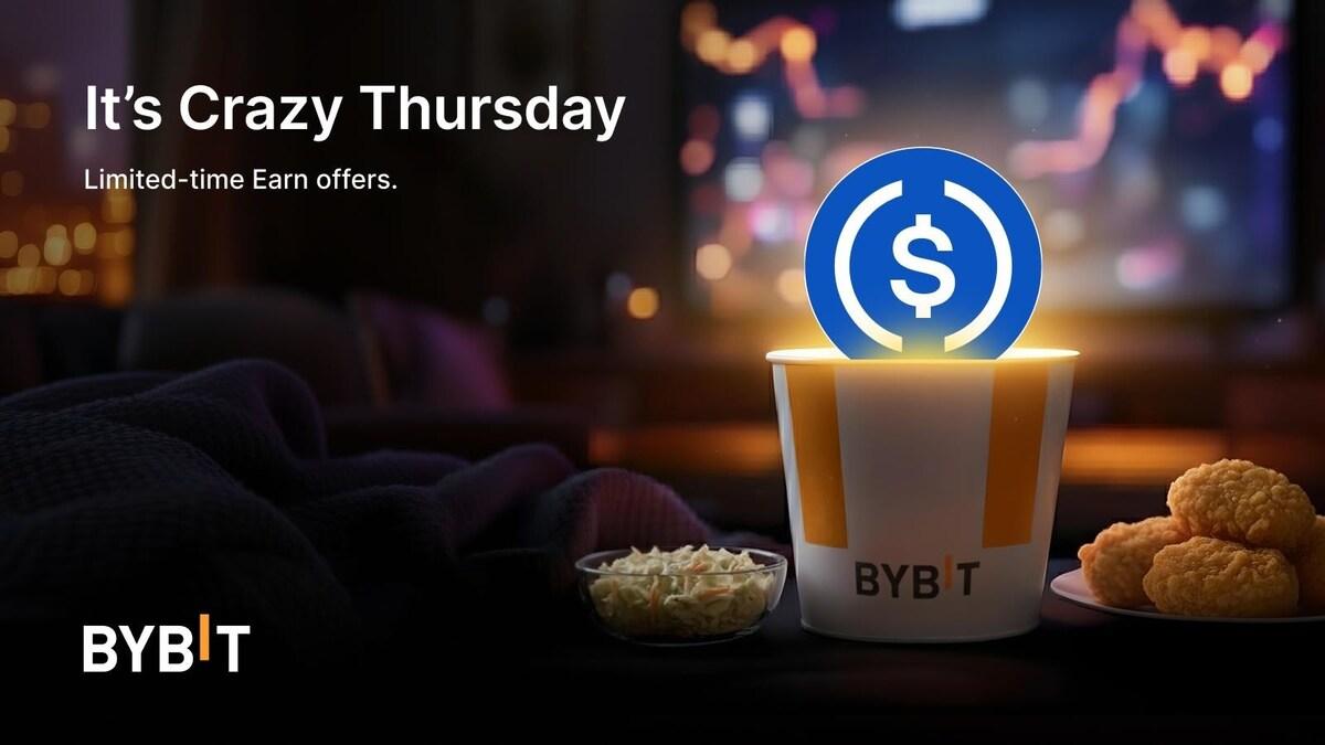 Bybit Launches "Crazy Thursday" with 200% APR USDC Rewards