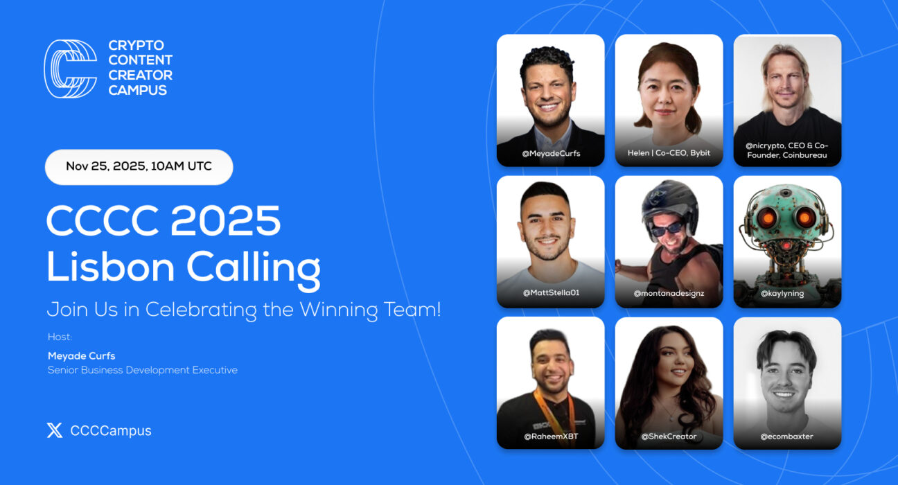 Crypto Content Creator Campus (CCCC) Lisbon 2025 Calling Highlights Revealed in Winner’s AMA Livestream