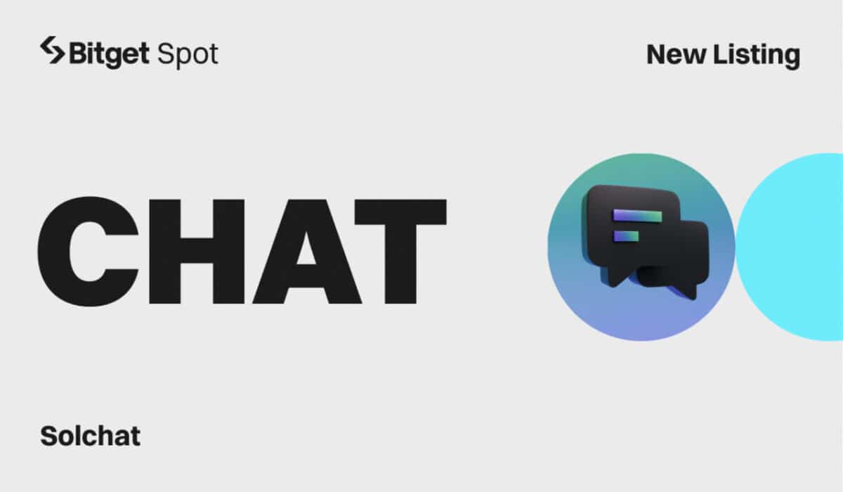 Bitget Lists Solchat (CHAT) in Innovation & Web3 Zone