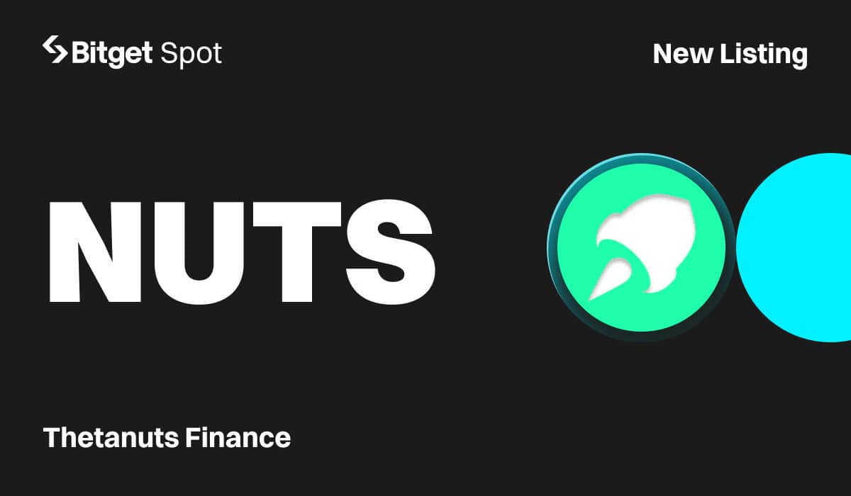 Bitget's PoolX Welcomes Thetanuts Finance (NUTS) for Staking Potential