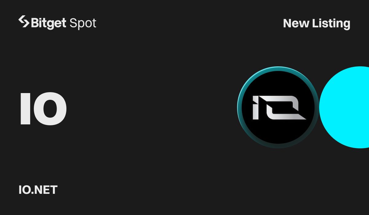 Bitget Announces PoolX Listing of IO Net (IO) to Boost Decentralized ML Application Development