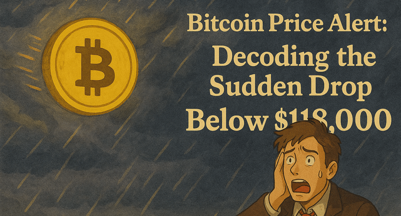 Bitcoin Price Alert: Decoding the Sudden Drop Below $118,000