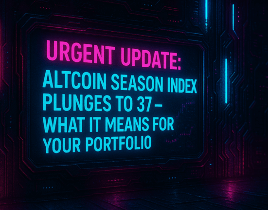 Urgent Update: Altcoin Season Index Plunges to 37 – What It Means for Your Portfolio