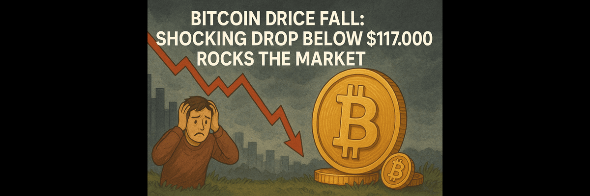 Bitcoin Price Fall: Shocking Drop Below $117,000 Rocks the Market