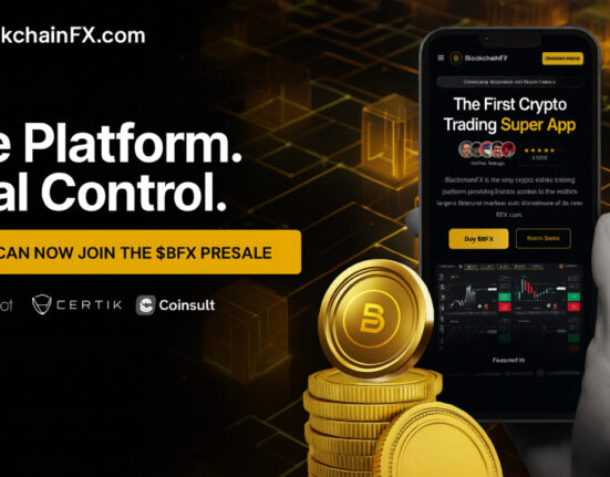 BlockchainFX Raises $7.24M in Presale as First Multi-Asset Super App Connecting Crypto, Stocks, and Forex Goes Live in Beta