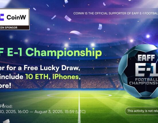 CoinW Kicks Off EAFF E-1 Championship Campaign with 500,000 USDT to Engage Crypto and Football Enthusiasts