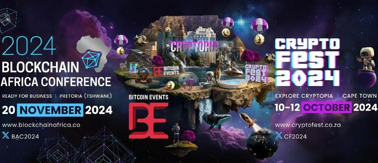 Bitcoin Events Announces Two Exciting Events in South Africa: Crypto Fest 2024 and Blockchain Africa Conference 2024