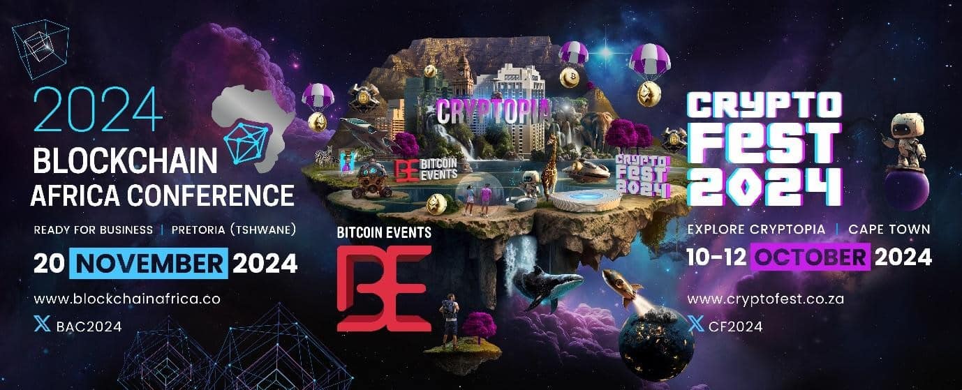 Bitcoin Events Announces Two Exciting Events in South Africa:  Crypto Fest 2024 and Blockchain Africa Conference 2024