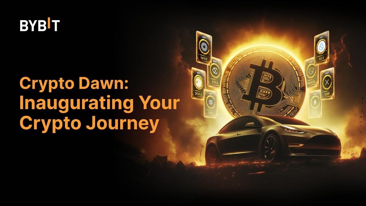 Crypto Dawn: A Thrilling Journey into the Future of Cryptocurrency with 1 BTC & Tesla as Rewards logo