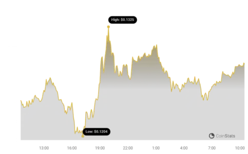 DOGE Price Chart | Source: Coinstats