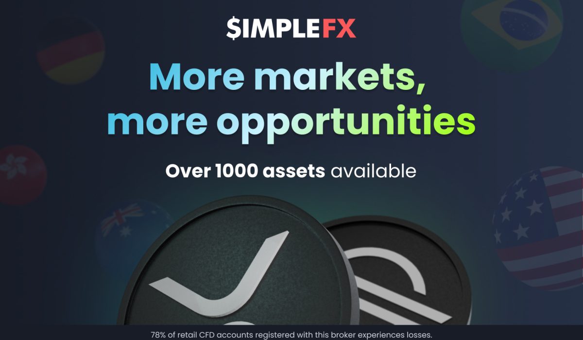 SimpleFX Expands Global Trading Offer with Over 1000 Instruments