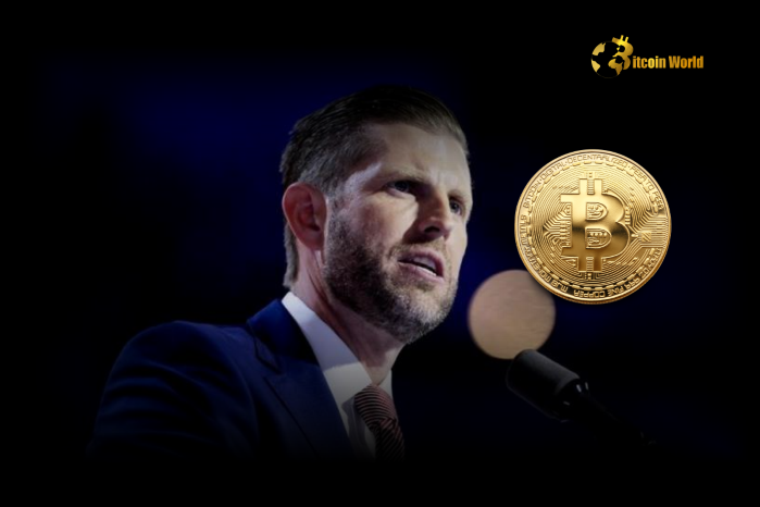 Eric Trump Says Bitcoin is a Better Investment Than Real Estate, Highlighting Liquidity and Future Potential