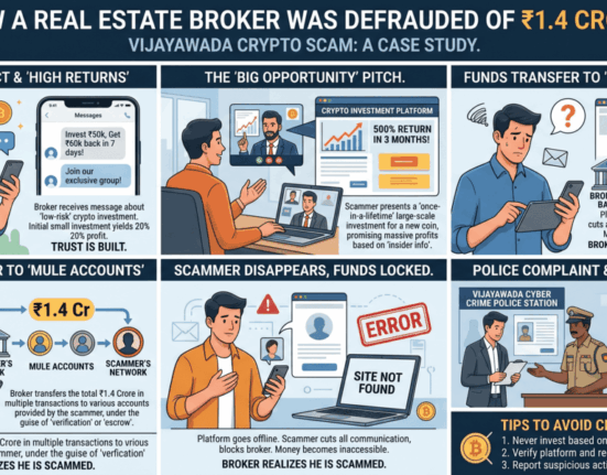 Vijayawada Crypto Scam: How a Real Estate Broker Was Defrauded of Rs 1.4 Crore