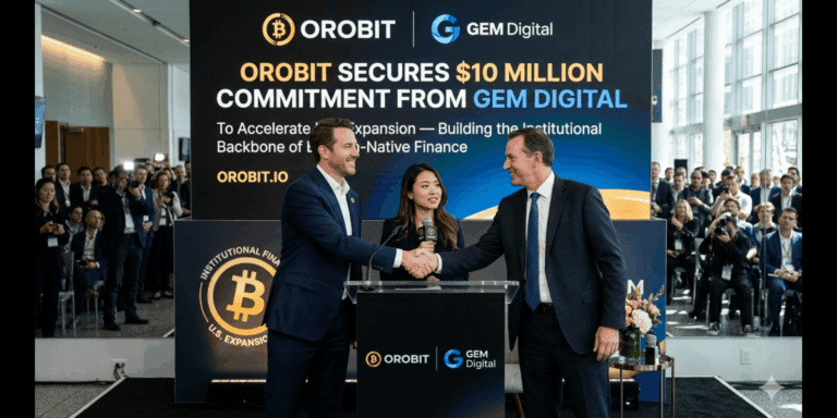 Orobit Secures $10 Million Commitment from GEM Digital to Accelerate U.S. Expansion — Building the Institutional Backbone of Bitcoin-Native Finance