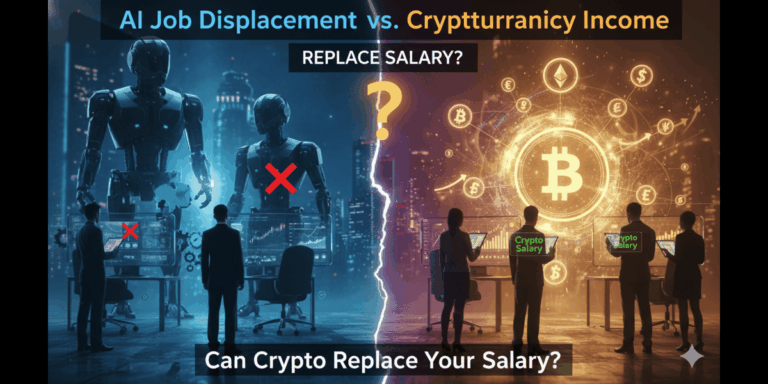 AI Job Displacement vs. Cryptocurrency Income: Can Crypto Replace Your Salary?