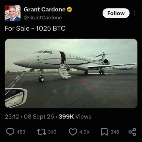 Want to Buy a Private Jet? Now You Can Pay in Bitcoin