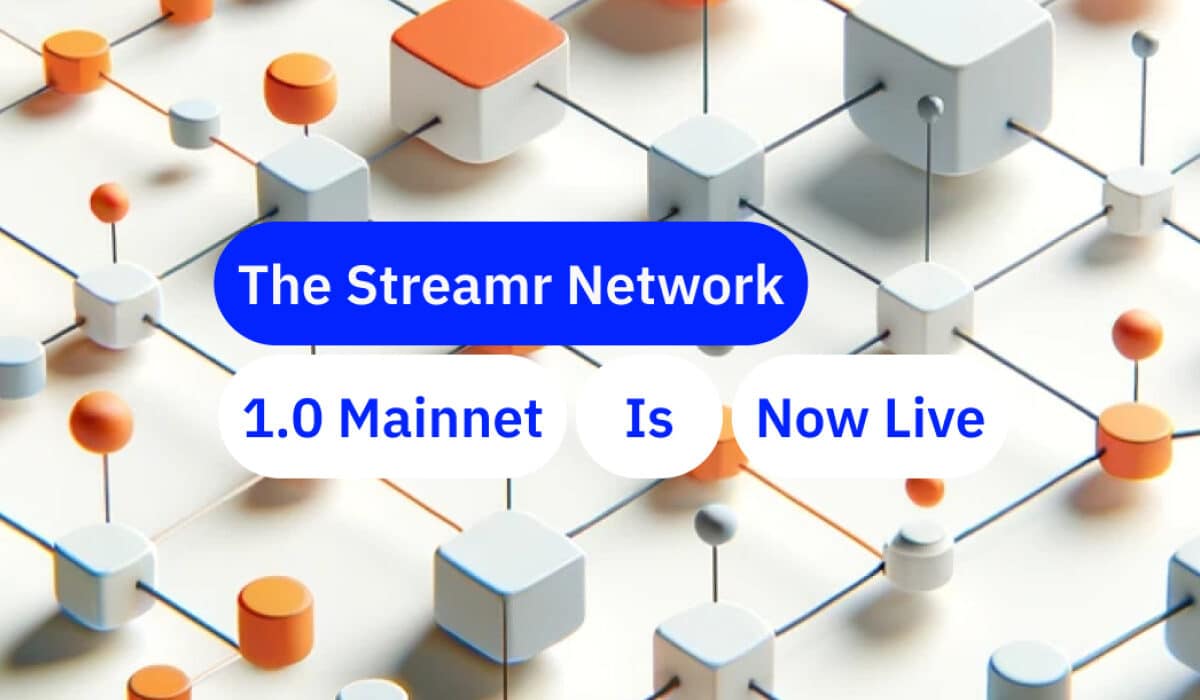 Streamr Network 1.0 Mainnet Launches, Fulfilling the 2017 Roadmap's Vision of Decentralized Data Broadcasting