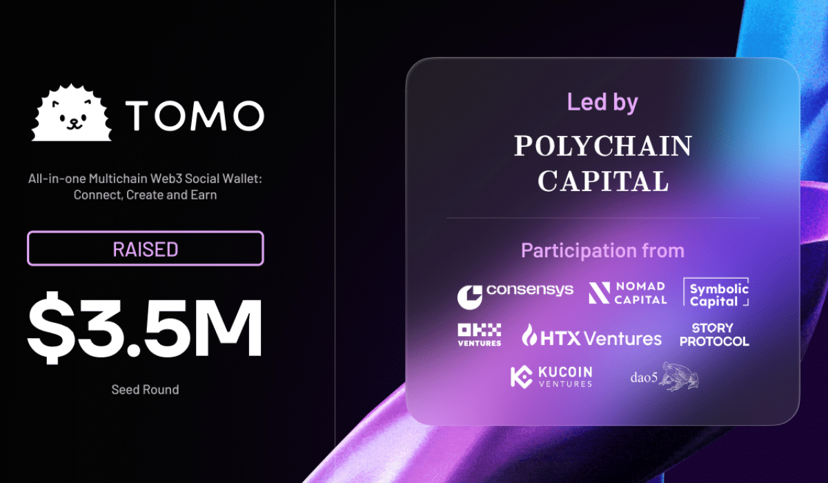 Tomo Raises $3.5 Million in Seed Funding Led by Polychain Capital, Announces Tomoji Launchpad and TomoID for a Revamped Social Wallet Experience