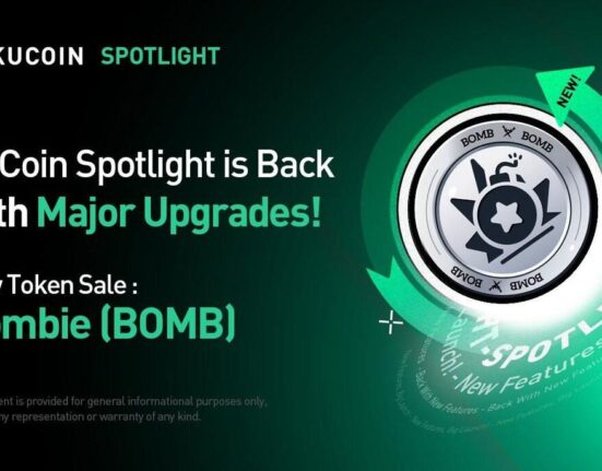 KuCoin Spotlight Returns with Major Upgrades, Launches New Token Sale Featuring Bombie (BOMB): New UI, Dual-Crypto Support, and Staking Benefits