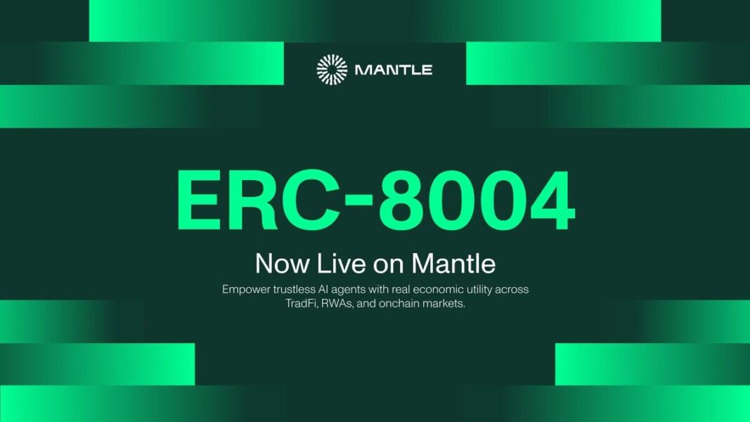 Mantle Unlocks Autonomous Economy with ERC-8004 Deployment