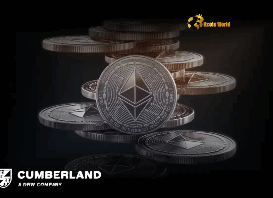 Massive ETH Deposit Cumberland Moves $34.64M to Binance, What it Means