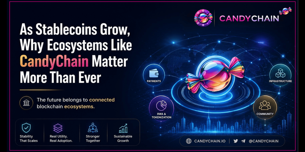 As Stablecoins Grow, Why Ecosystems Like CandyChain Matter More Than Ever