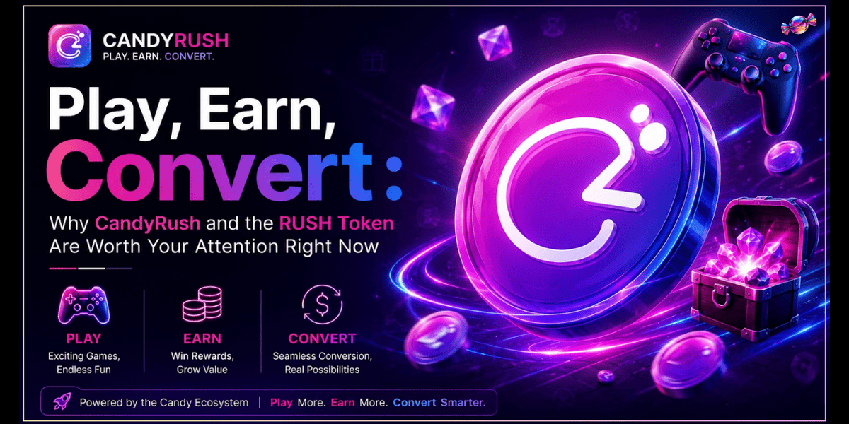 Play, Earn, Convert: Why CandyRush and the RUSH Token Are Worth Your Attention Right Now