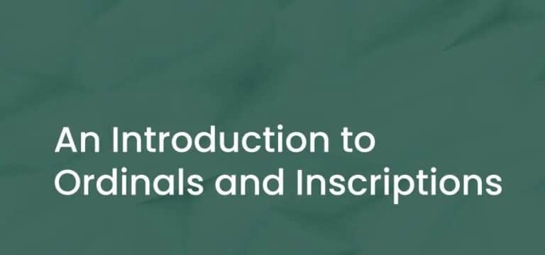 INSCRIPTIONS AND ORDINALS