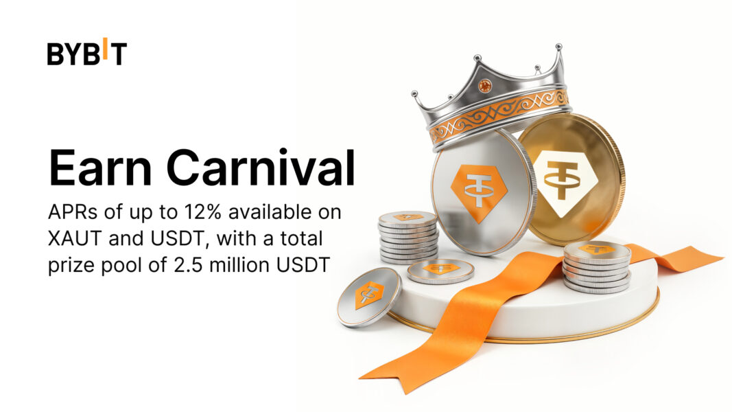 Bybit Launches “Earn Carnival” Campaign With Up to 12% APR Opportunities and 2.5 Million USDT Prize Pool