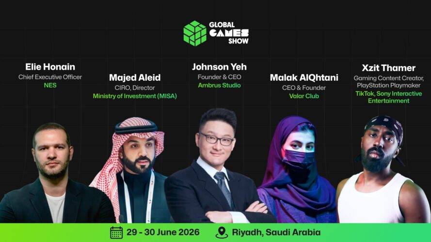 Global Games Show Riyadh Unveils Star-Studded Speaker Lineup of Gaming Legends and Industry Leaders