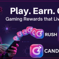 CandyRush - The Social Earning Platform Where Gaming Time Becomes Blockchain Wealth