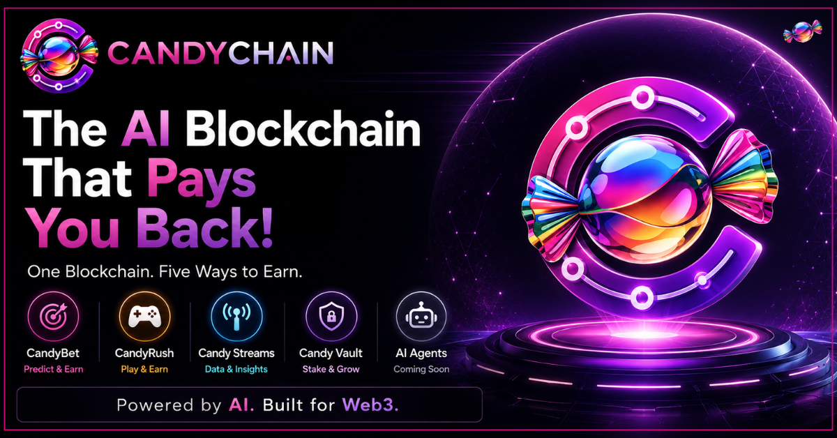 CandyChain - The AI Blockchain That Pays You Back