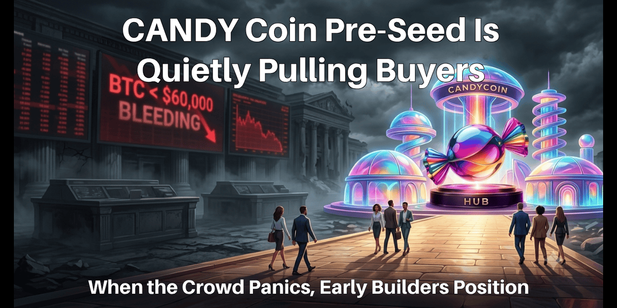 While Bitcoin Bleeds Below $60K, CANDY Coin Pre-Seed Is Quietly Pulling Buyers