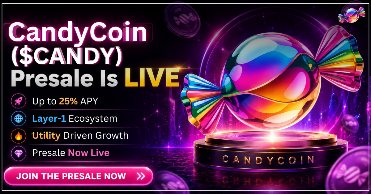 The Most Talked Crypto Presale of 2026: While Vitalik Fights to Save ETH From FUD, CandyCoin ($CANDY) Eyes 25x ROI on Its Layer-1 Ecosystem.