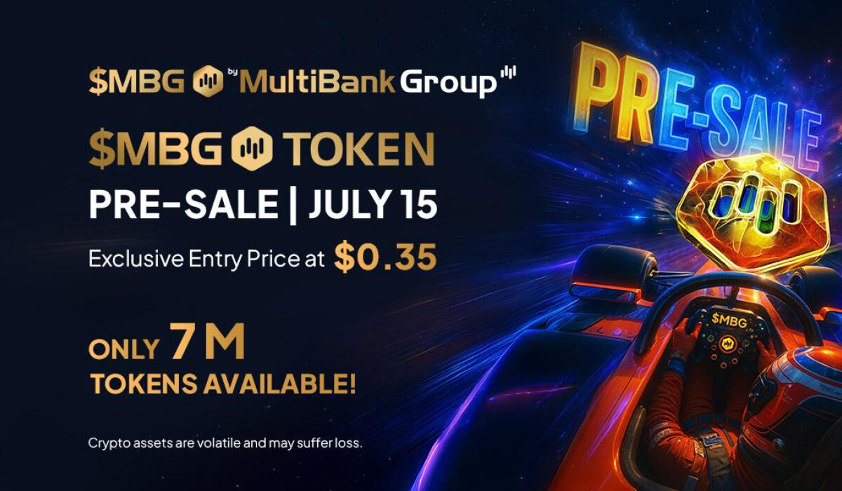 $MBG Token Pre-Sale Set for July 15 — Only 7 million Tokens Available at $0.35