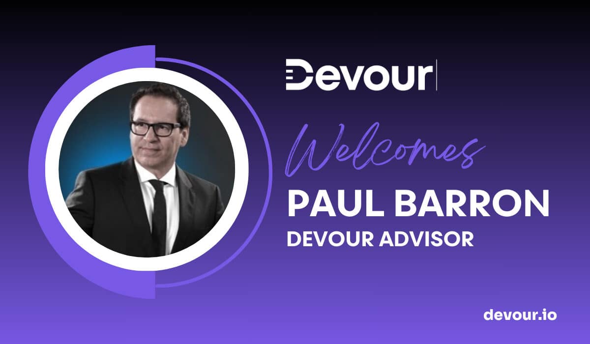 Devour.io Announces Tech Analyst and Media Expert Paul Barron as Advisor