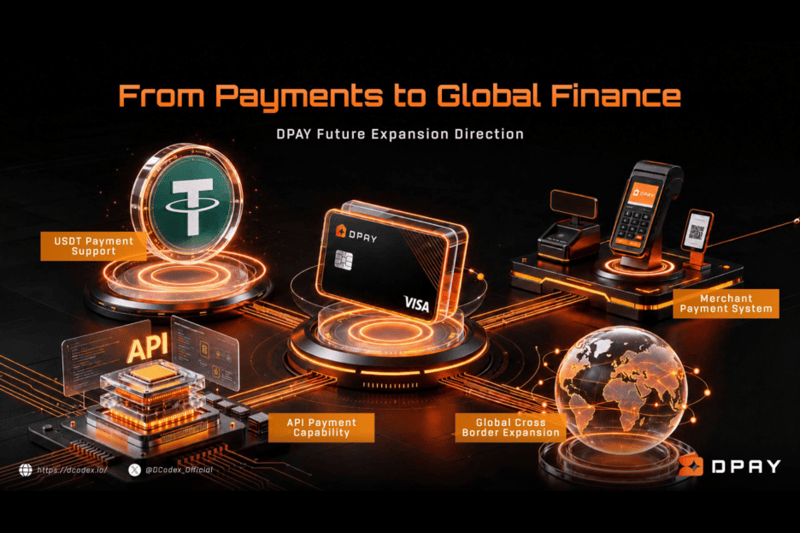 DCodex Officially Launches DPay, a Visa-Powered USDT Payment Card Bridging Crypto Assets and Real-World Spending