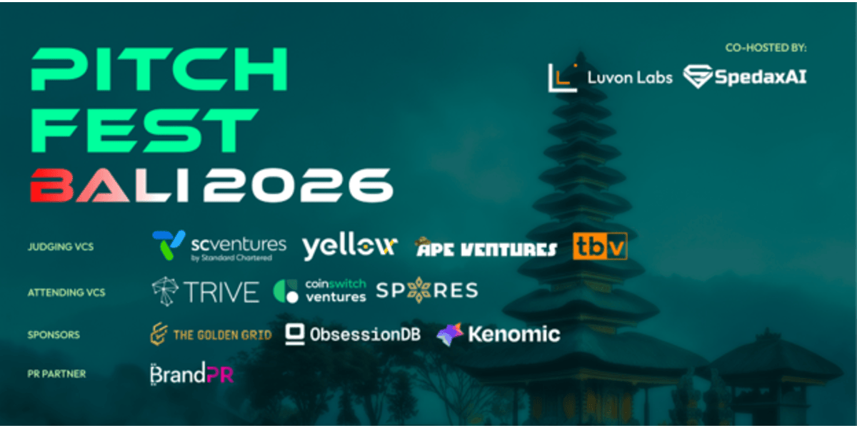 Pitch Fest Bali 2026: 15+ Startups. Leading Investors. $100K+ in Prizes