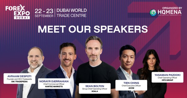 200+ Brands, 100+ Speakers Confirmed for Forex Expo Dubai 2026