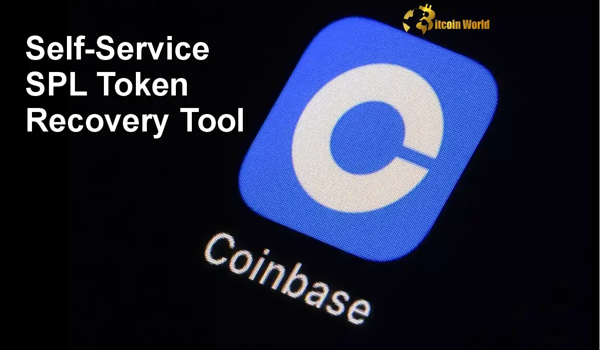 Relief for Crypto Users Coinbase Unveils Self-Service SPL Token Recovery Tool