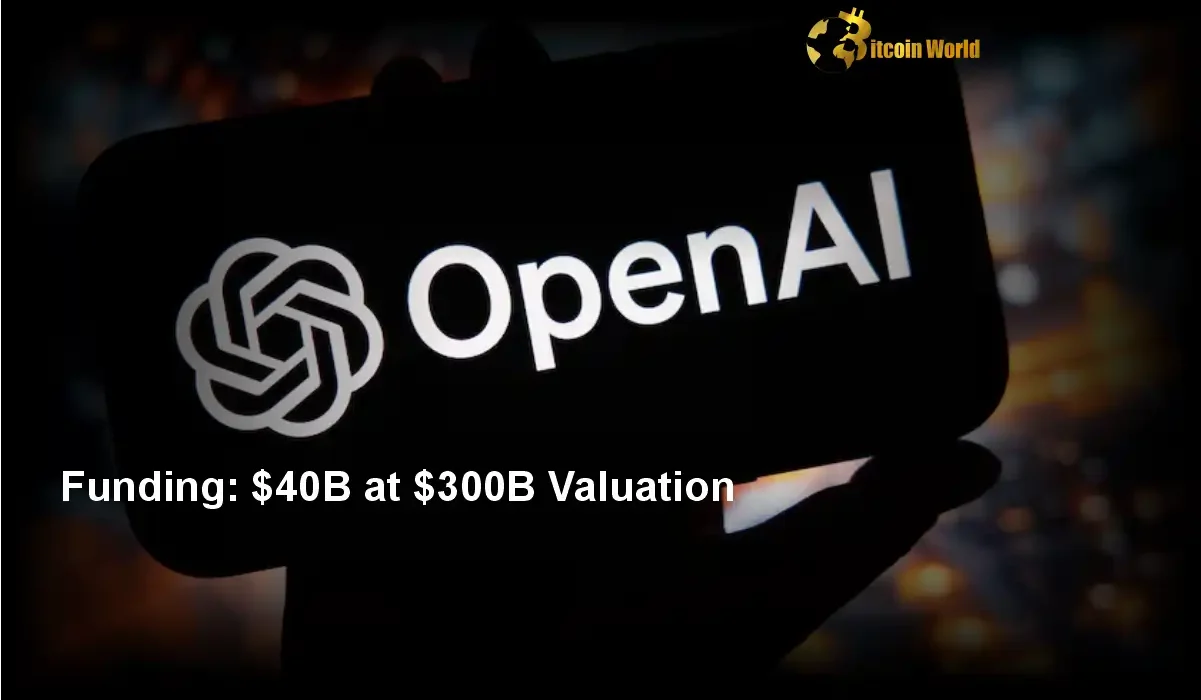 Revolutionary OpenAI Funding Secures Massive $40B at $300B Valuation – A Game Changer for AI