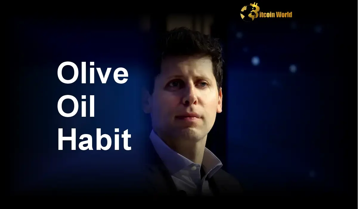 Sam Altman's Shocking Olive Oil Habit Sparks OpenAI Financials Debate