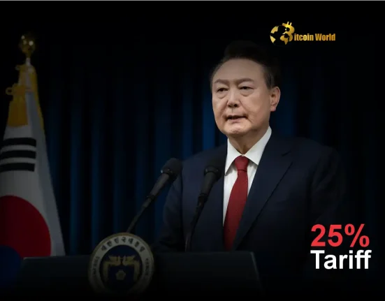 Shocking 25% Trump Tariffs on Korean Imports: Crypto Market Braces for Impact