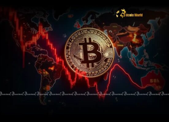 Shocking Crypto Market Dip Geopolitical Events Trigger $1B Liquidations & Bitcoin Price Fall